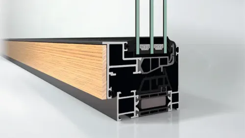 Fenstersystem AWS 75 BS.HI+ WoodDesign