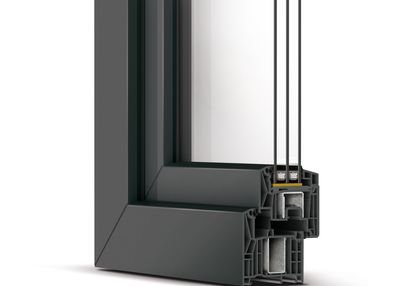 Aluminium-Optik Fenster KALEIDO Cover